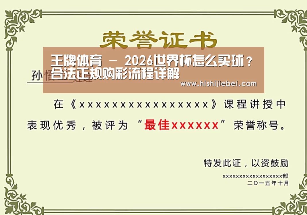 荣誉证书二